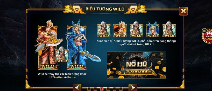 Cách chơi Nổ Hũ Sơn Tinh Thuỷ Tinh 123b